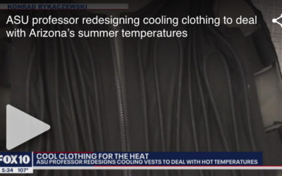 Our work on cooling clothing featured on Fox News